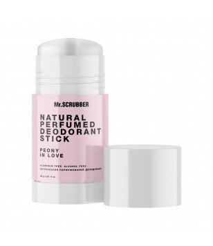 Mr.Scrubber Натуральный парфюмированный дезодорант Peony in Love, 50 г