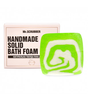 Твердая пена для ванны в подарочной коробке Лемонграс Mr.SCRUBBER, 100г