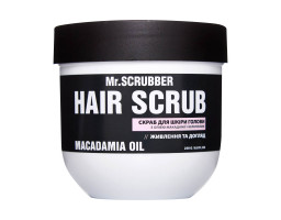 Скраб для шкіри голови та волосся з олією макадамії і кератином Hair Scrub Macadamia Oil Mr.SCRUBBER, 250 мл