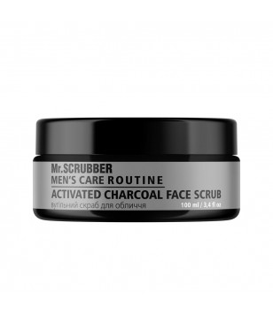 Вугільний скраб для обличчя Men`s Care Routine Mr.SCRUBBER, 100 мл