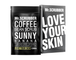Mr.Scrubber Sunny Banana — кофейный скраб для тела, 200 г