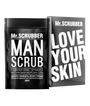 Кавовий скраб для тіла Man Mr.SCRUBBER, 200г