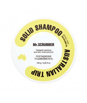 Твердий шампунь Аustralian Trip Mr.SCRUBBER, 100г