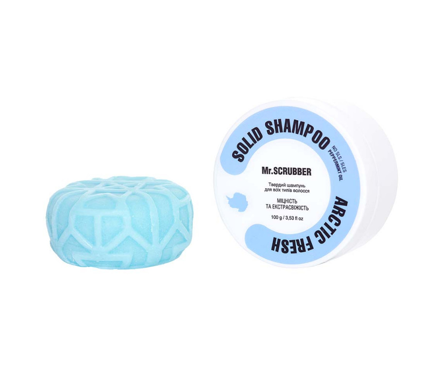 Твердий шампунь Artic Fresh Mr.SCRUBBER, 100г