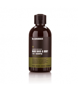 Чоловічий шампунь для волосся і тіла  Man Hair & Body 2 in 1  Mr.SCRUBBER, 250 мл
