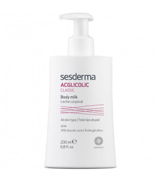 Зволожуюче молочко для тіла Acglicolic Body Milk Sesderma, 200 мл