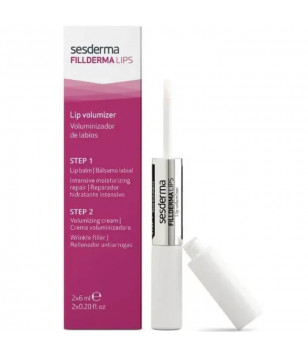 Засіб для збільшення губ Fillderma Lips Lip Volumizer Sesderma, 2x6 мл