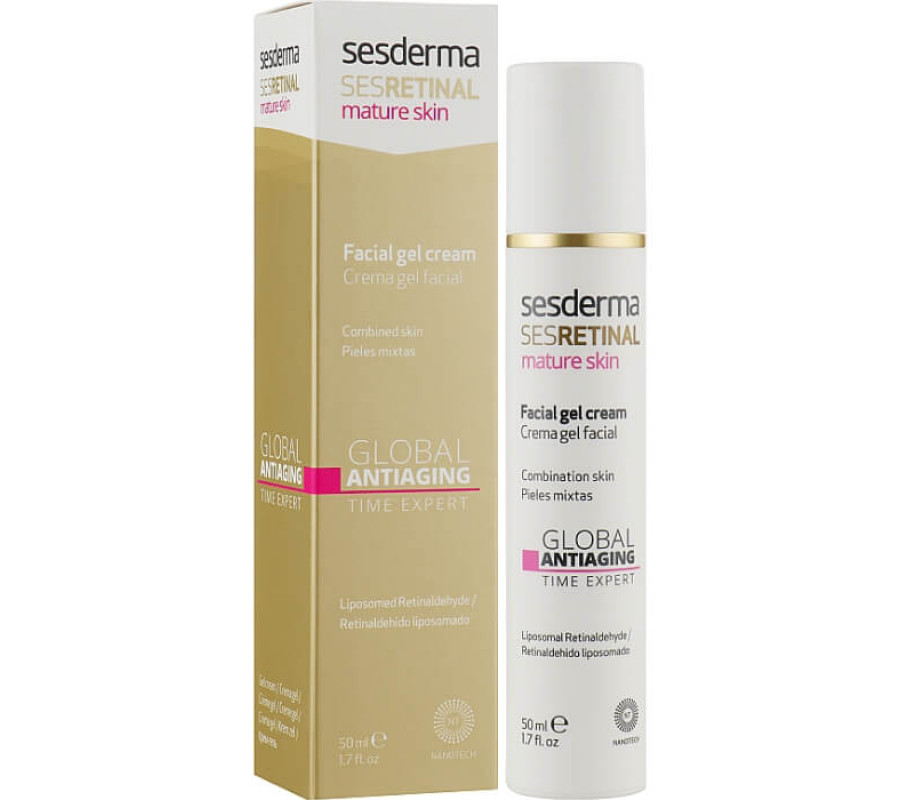 Омолаживающий крем гель для лица Sesretinal Mature Skin Gel Cream Sesderma, 50 мл