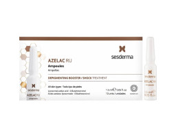 Інтенсивна депігментуюча сироватка з азелаіновою кислотою Azelac Ru Depigmenting Ampoules Sesderma, 10x1.5 мл