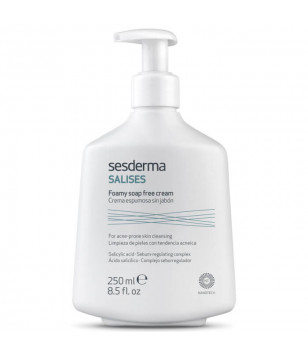 Очищуючий крем для вмивання Salises Foamy Soap-Free Cream Sesderma, 250 мл