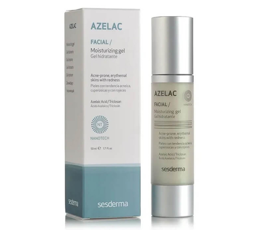 Увлажняющий гель для лица Azelac Moisturizing Gel Sesderma, 50 мл