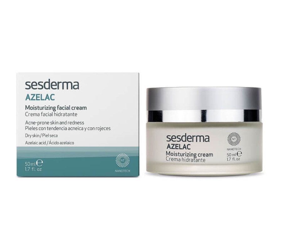 Зволожуючий крем для обличчя Azelac Moisturizing Cream Sesderma, 50 мл