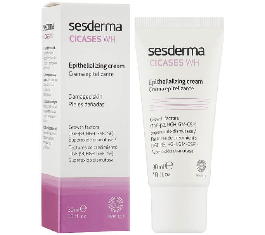 Епітелізуючий крем для тіла Cicases Wh Cream Sesderma, 30 мл