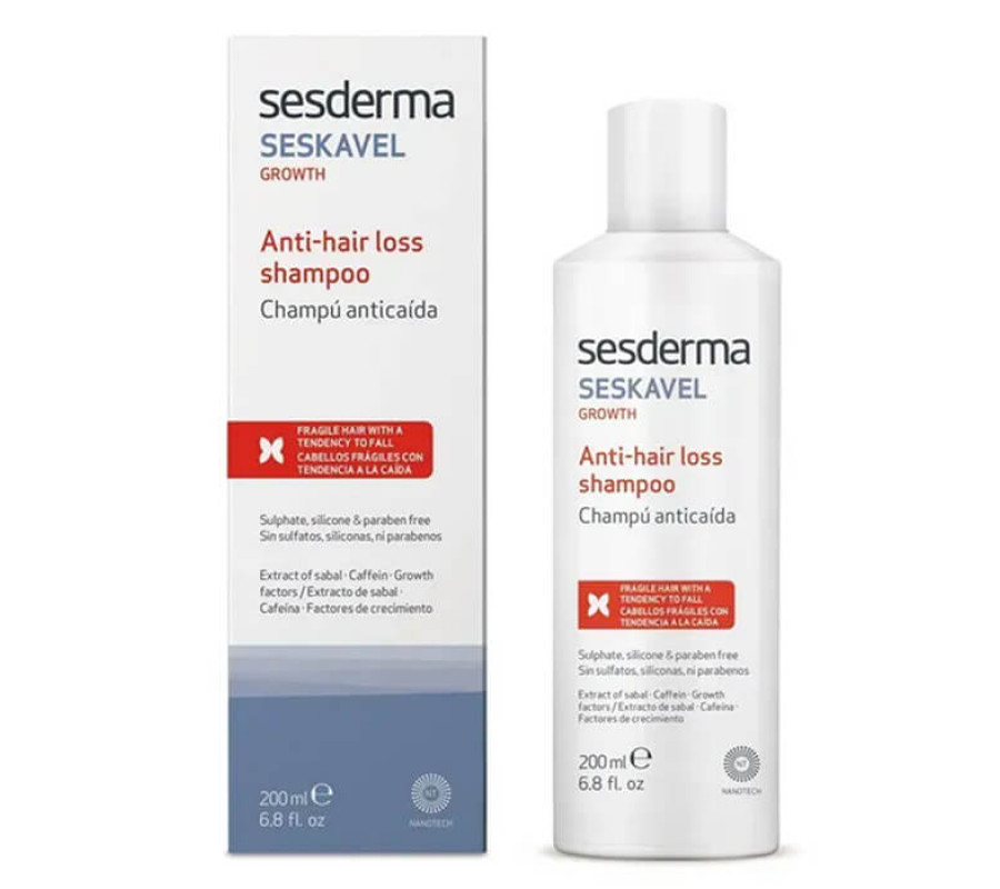 Шампунь проти випадіння волосся Seskavel Anti-Hair Loss Shampoo Sesderma, 200 мл