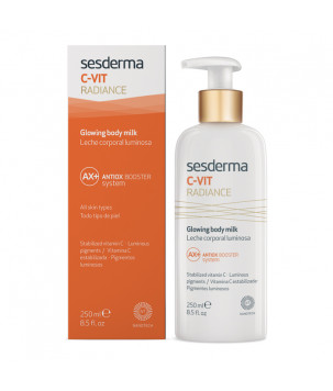 Молочко для тіла для сяйва шкіри C-Vit Radiance Glowing Body Milk Sesderma, 250 мл