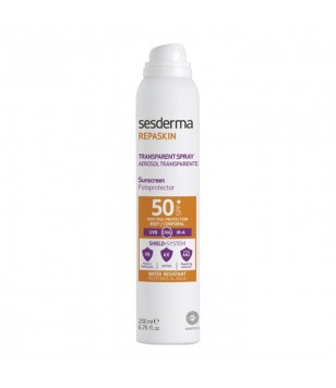 Солнцезащитный спрей для тела Repaskin Aerosol Spray SPF50 Sesderma, 200 мл