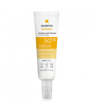 Сонцезахисний флюїд для обличчя з легкою текстурою Repaskin Invisible Light Texture SPF50, 50 мл