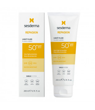 Легкий флюид для тела Repaskin Light Fluid SPF50 Sesderma, 200 мл