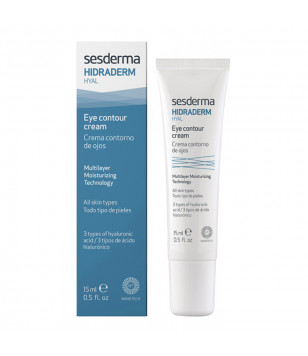Разглаживающий крем для кожи вокруг глаз Hidraderm Hyal Eye Contour Cream Sesderma, 15 мл