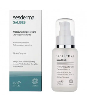 Зволожуючий крем-гель для обличчя Salises Moisturizing Gel Cream Sesderma, 50 мл