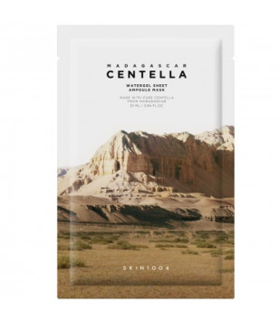 Увлажняющая гелевая маска с центеллой Madagascar Centella Watergel Sheet Ampoule Mask Skin1004, 25 м