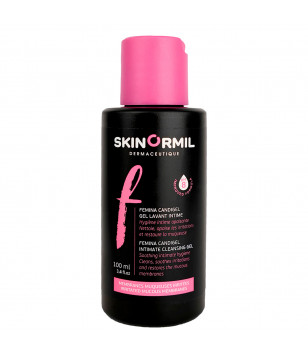 Skinormil Очищувальний гель для станів, пов'язаних з бактеріальною інфекцією Femina Candigel, 100 мл
