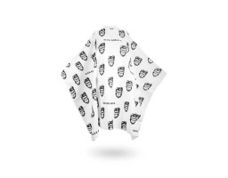 Slick Gorilla Barber Cape White — перукарська накидка