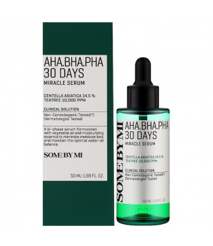 Кислотна сироватка для обличчя AHA.BHA.PHA 30 Days Miracle Serum Some By Mi, 50  мл