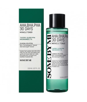 Тонер для обличчя AHA. BHA. PHA 30Days Miracle Toner Some By Mi, 150  мл