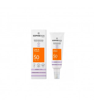 Sophieskin Солнцезащитный крем для лица Protector Facial Calm & Protect SPF50, 50 мл