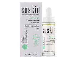 Сироватка для обличчя подвійної корекції Soskin, 30 мл