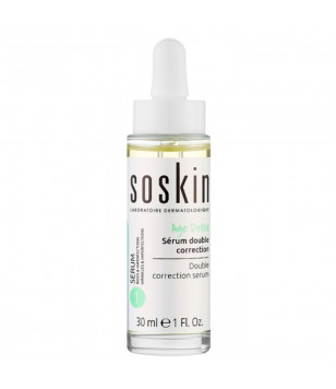 Сироватка для обличчя подвійної корекції Soskin, 30 мл