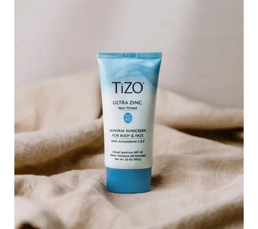 Крем для тела и лица  без оттенка Ultra Zinc Body & Face Non-Tinted SPF 40 TiZO, 100 мл