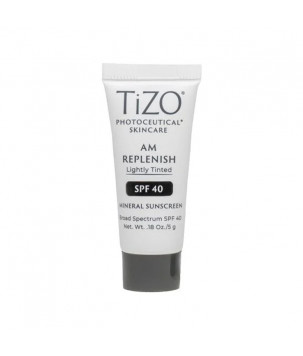 Крем с легким оттенком для лица Photoceutical Skincare AM Replenish Lightly Tinted SPF 40 mini TiZO,