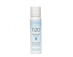 Пенка минеральная солнцезащитная для тела и лица без оттенка SheerFoam Body & Face Non-Tinted SPF 30