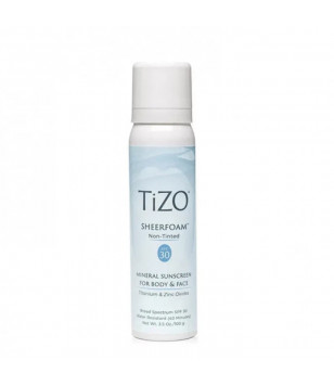 Пінка  для тіла та обличчя без відтінку SheerFoam Body & Face Non-Tinted SPF 30 TiZO, 100 мл
