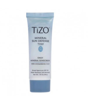 Крем для лица  с оттенком Mineral Sun Defense Tinted SPF 50 TiZO, 50 мл