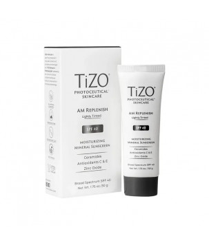 Крем с легким оттенком для лица Photoceutical Skincare AM Replenish Lightly Tinted SPF 40 TiZO, 50 м