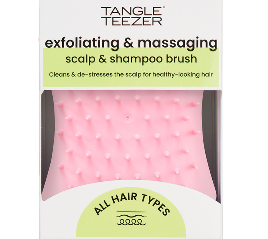 Tangle Teezer The Scalp Exfoliator and Massager Pretty Pink — щітка для масажу голови