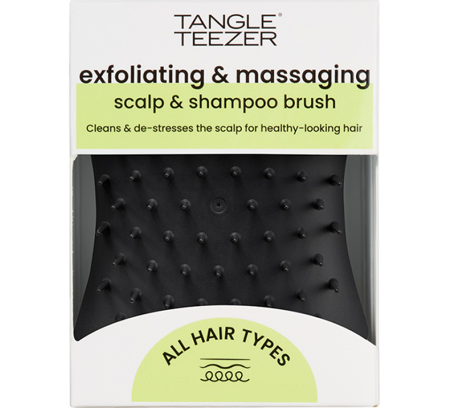 Tangle Teezer The Scalp Exfoliator And Massager Onyx Black — щітка для масажу голови