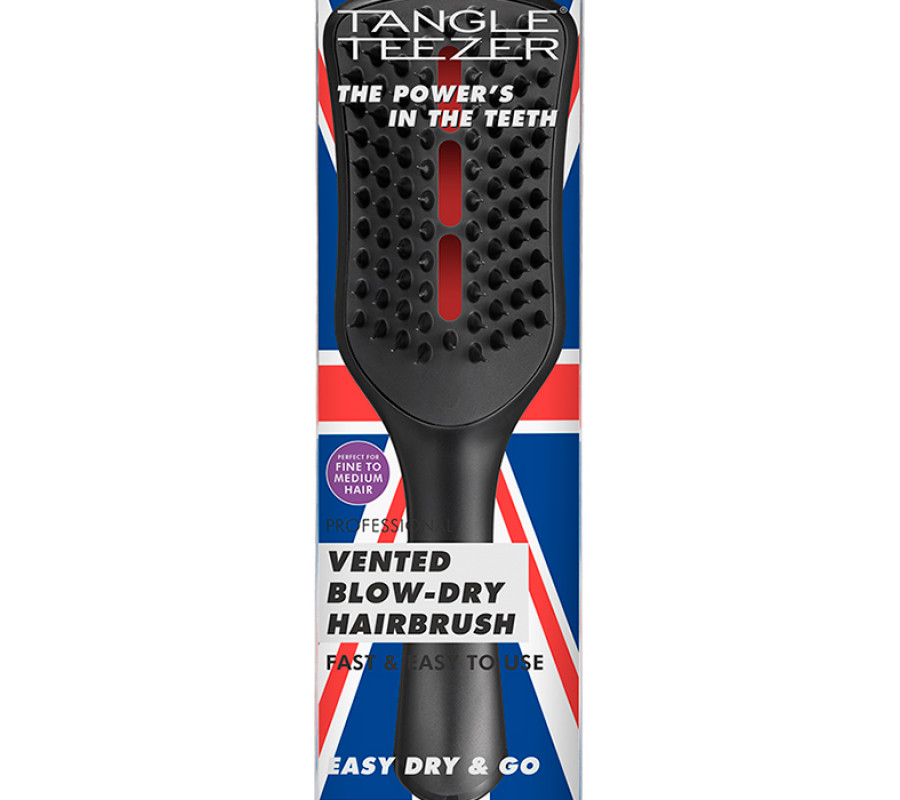 Tangle Teezer Easy Dry & Go Jet Black — щітка для укладки феном