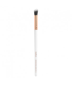 Пензлик для розтушовування тіней скошений F09 Topface золотий, молочний , 1шт