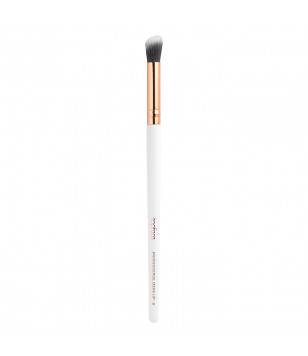 Пензлик для розтушовування тіней скошений F09 Topface золотий, молочний , 1шт