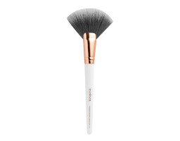 Пензель для макіяжу віяловий F22 Topface білий, золотий, 1шт