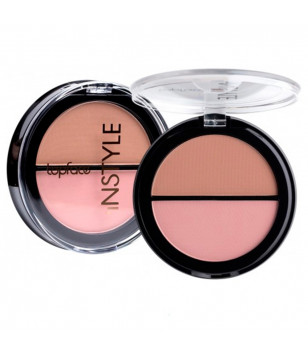 Рум'яна для обличчя Instyle Twin Blush On TopFace 005, 10 г