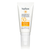 Сонцезахисний крем для обличчя SPF50+ Sun Protect Anti Shine Cream TopFace , 50 мл