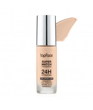 Тональний крем для обличчя Super Match 24H Foundation Topface 001 - Ivory Nude, 30 мл