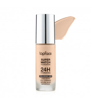Тональний крем для обличчя Super Match 24H Foundation Topface 001 - Ivory Nude, 30 мл