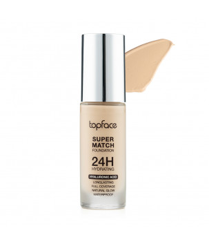 Тональний крем для обличчя Super Match 24H Foundation Topface 002 - Light Beige, 30 мл