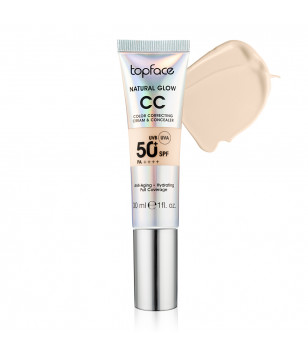 СС-крем и консиллер 2 в 1 CC Color Correcting Cream and Concealer Topface 001,  30 мл